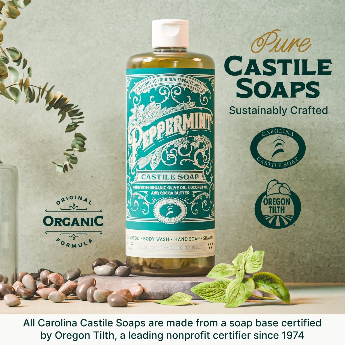 Peppermint Castile Soap - VitalNest