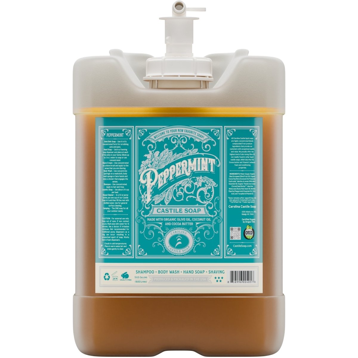 Peppermint Castile Soap - VitalNest