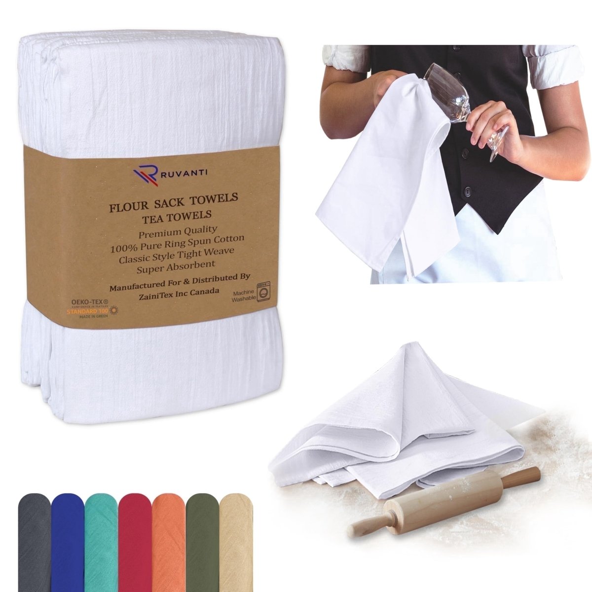Flour Sack Towels - VitalNest