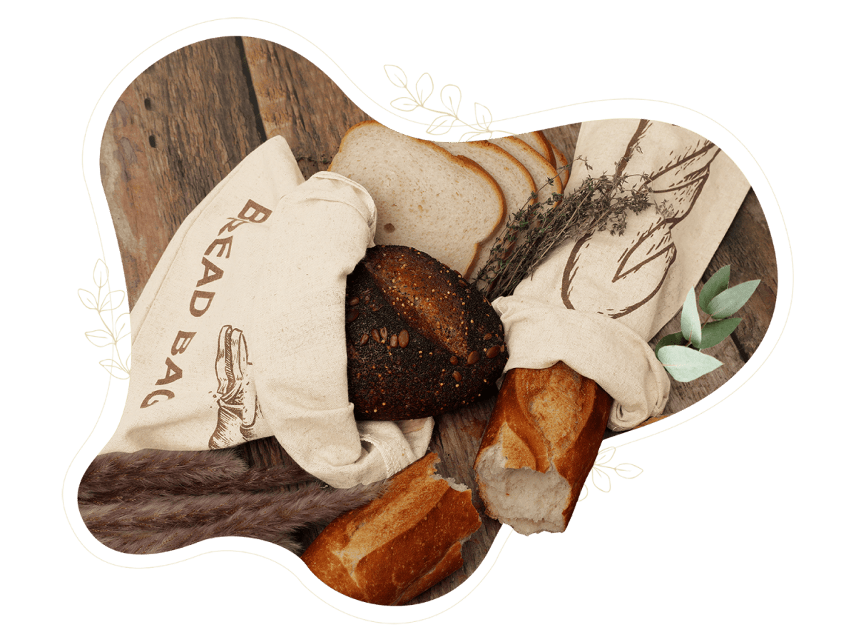 Linen Bread Bags - VitalNest