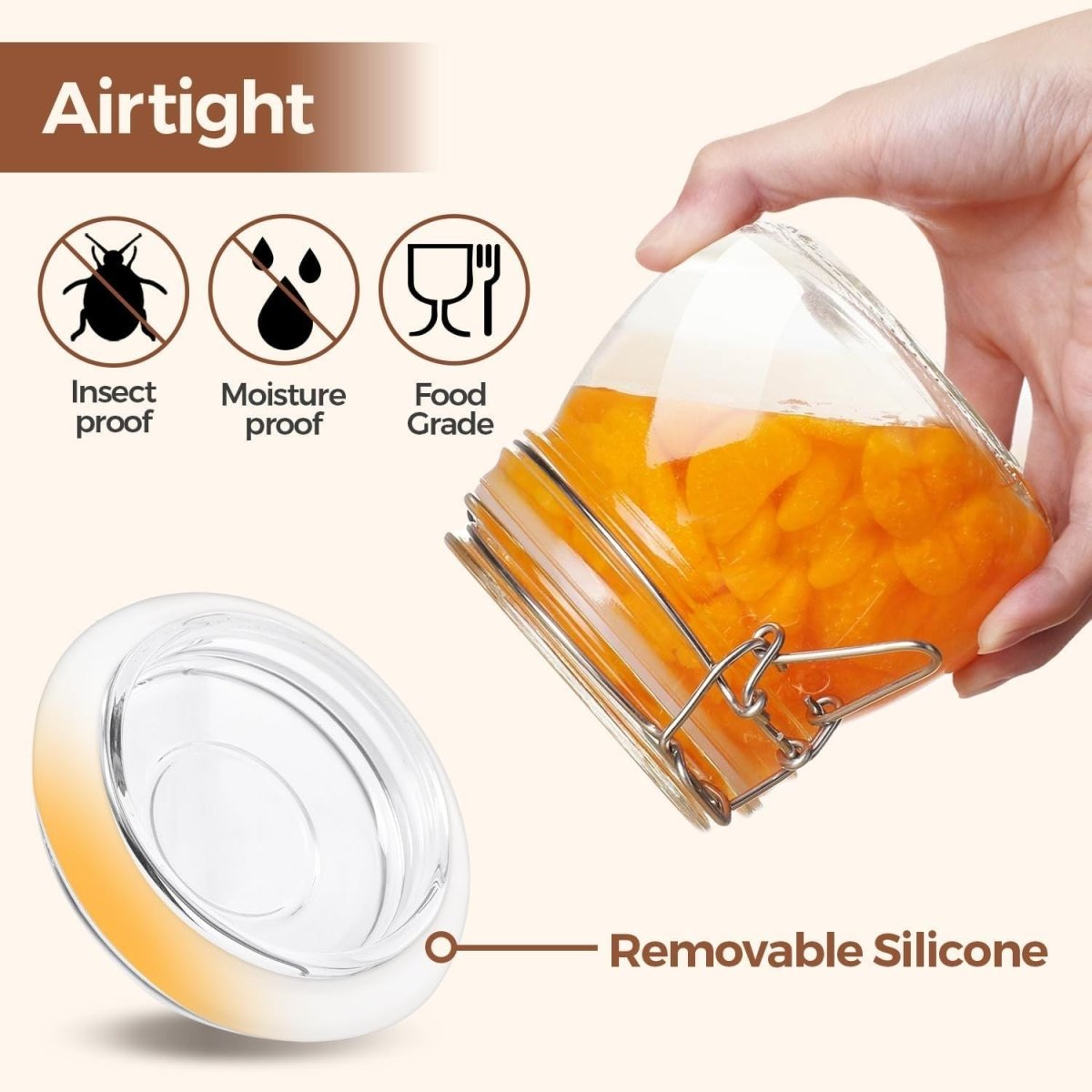 Small Glass Jars - VitalNest