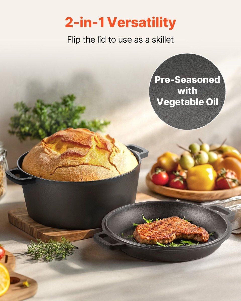 Cast Iron Dutch Oven - VitalNest