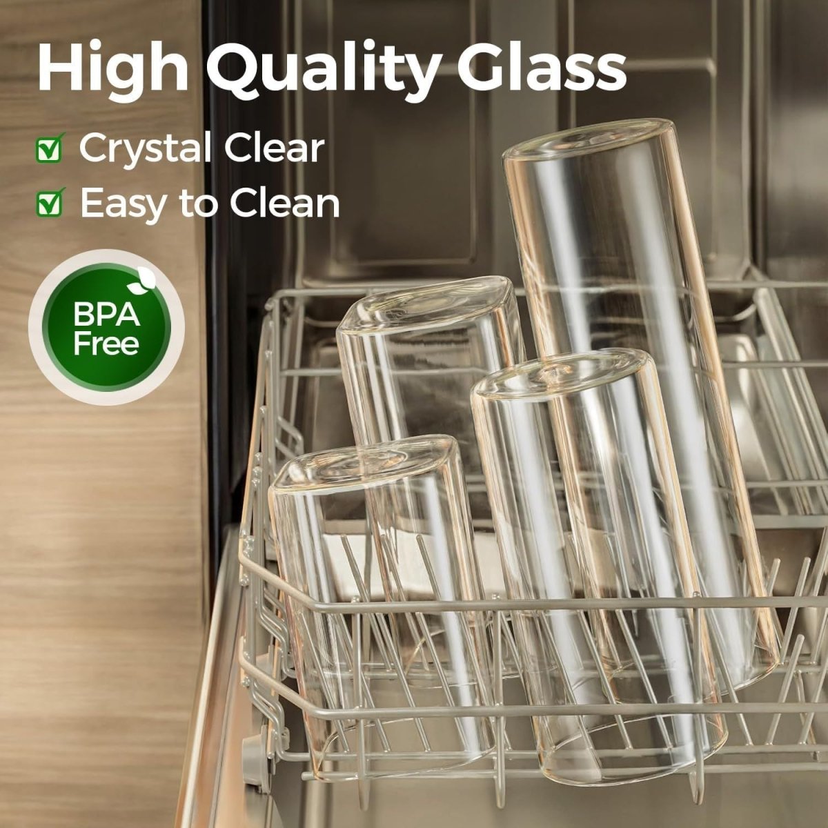 1.2 QT Glass Storage - VitalNest