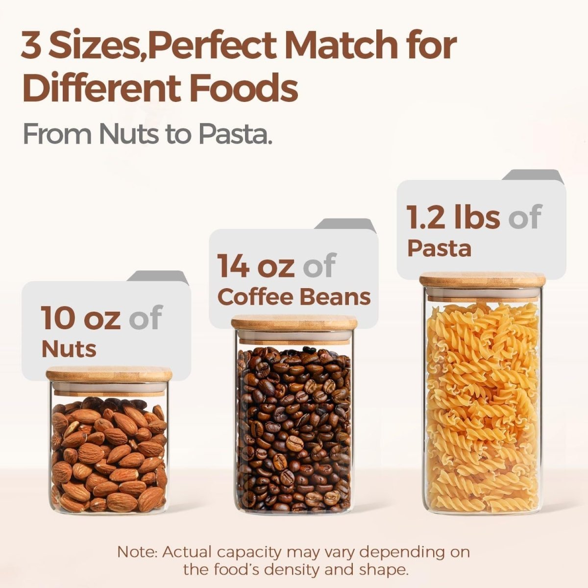 Glass Storage Canisters - VitalNest