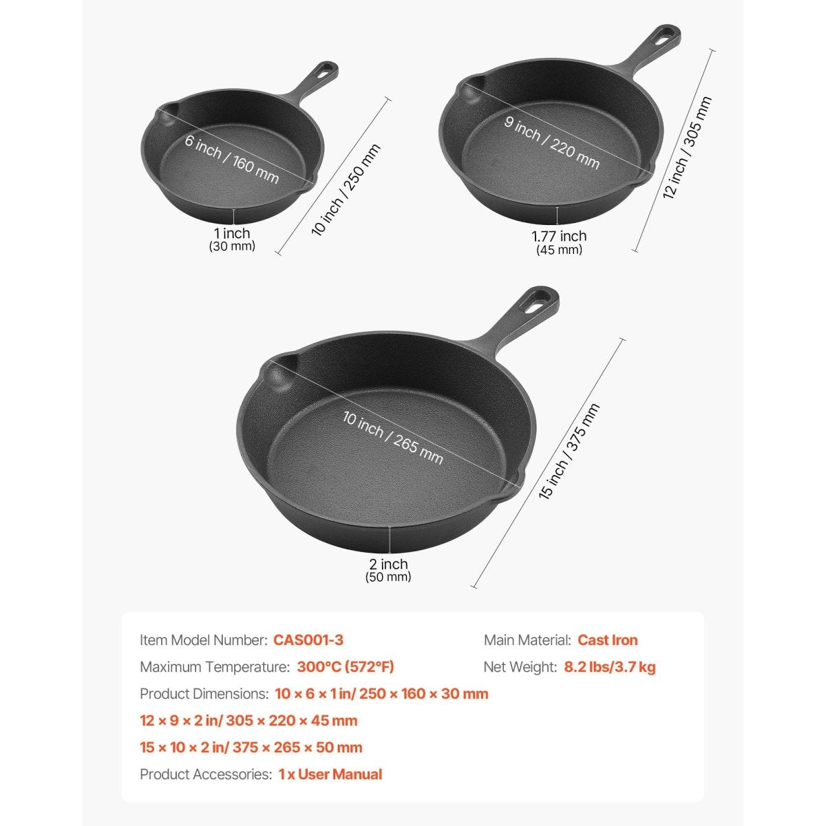 Cast Iron Skillet - VitalNest