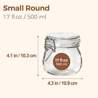 Small Glass Jars - VitalNest