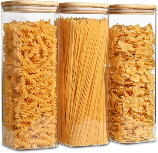 Tall Glass Storage Containers - VitalNest