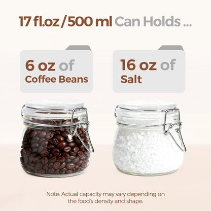 Small Glass Jars - VitalNest
