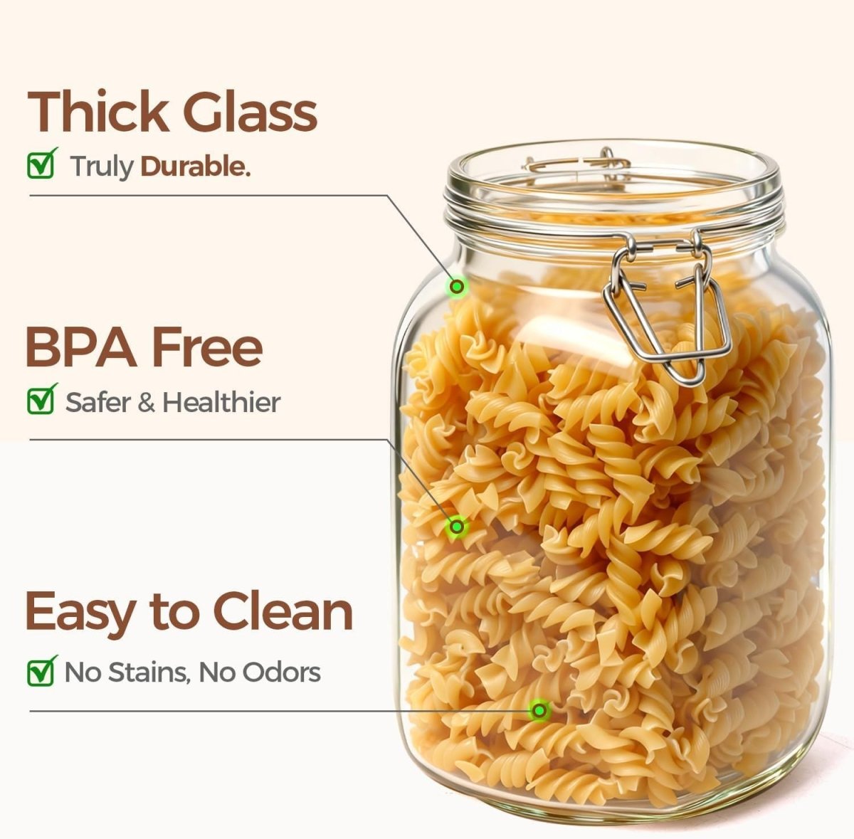 Glass Canister Set - VitalNest