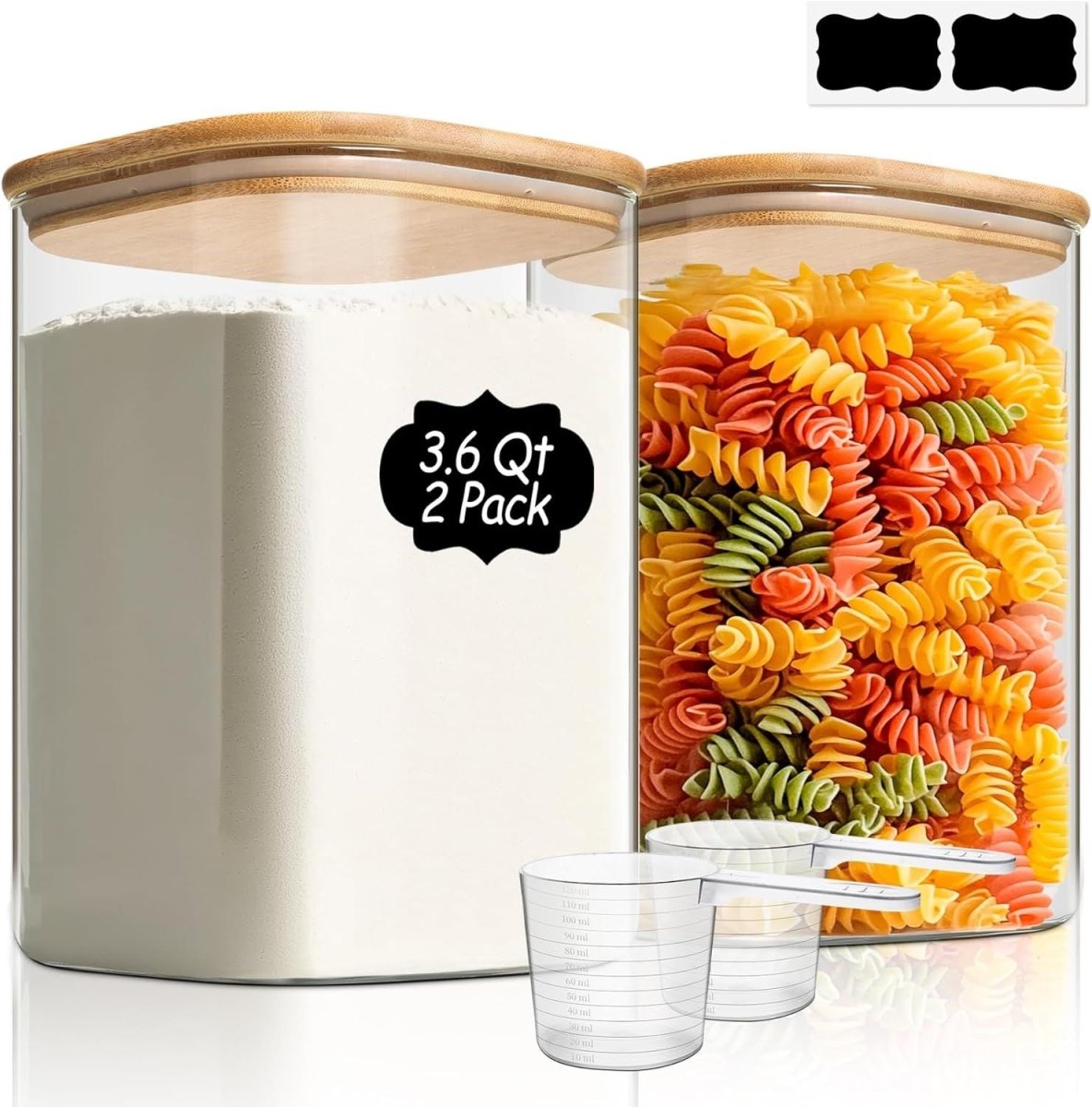 3.6 Qt Glass Food Storage - VitalNest